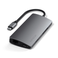 SATECHI Multiport Adapter 4K V2 6-port USB-C Connection Hub - Space Grey - 1