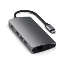 SATECHI Multiport Adapter 4K V2 6-port USB-C Connection Hub - Space Grey - 2