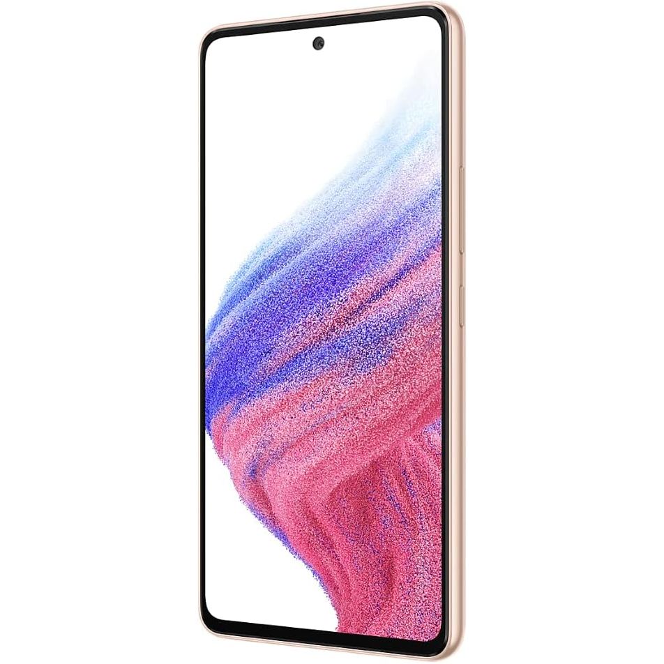 Samsung Galaxy A53 5G 128GB, 6GB RAM Peach- Unlocked  - 5