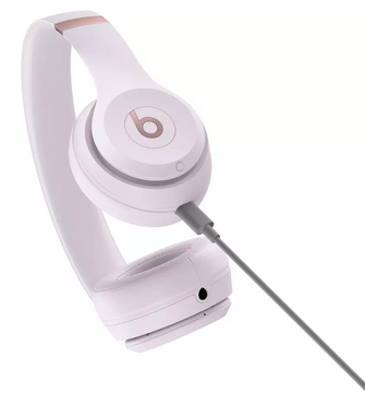Beats Solo 4 On-Ear True Wireless Headphones - Cloud Pink - 6