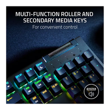 RAZER Blackwidow V4 X Mechanical Gaming Keyboard - Black - Clicky (Green Switches) UK Layout - 3