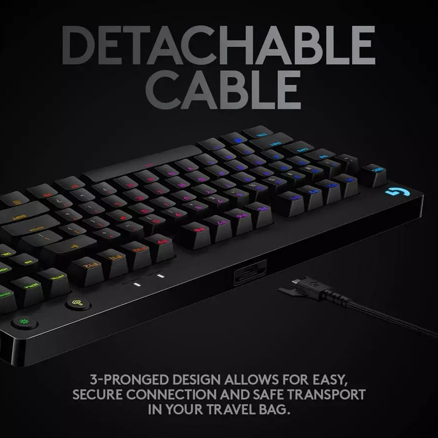 Logitech Tenkeyless G Pro Wired Gaming Keyboard - 6