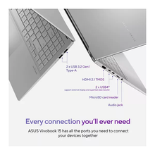 ASUS Vivobook S 15" Laptop, Copilot+ PC - Snapdragon X Elite, 1 TB SSD, Silver used and without box - 4