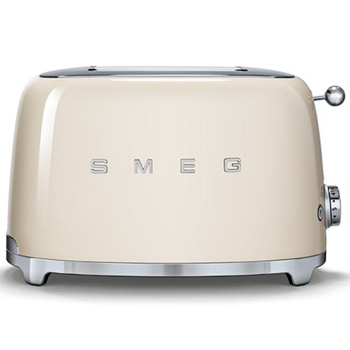 SMEG 50's Retro TSF01CRUK 2-Slice Toaster - Cream - 2