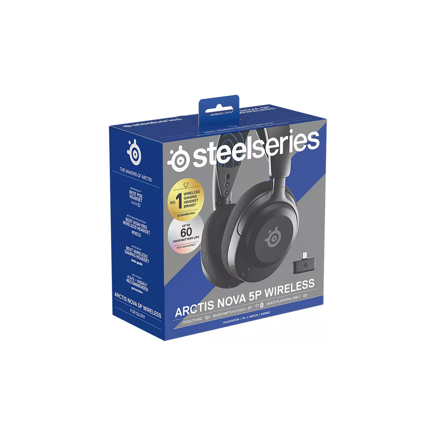 SteelSeries Arctis Nova 5P PS5, Switch, PC Gaming Headset - 4