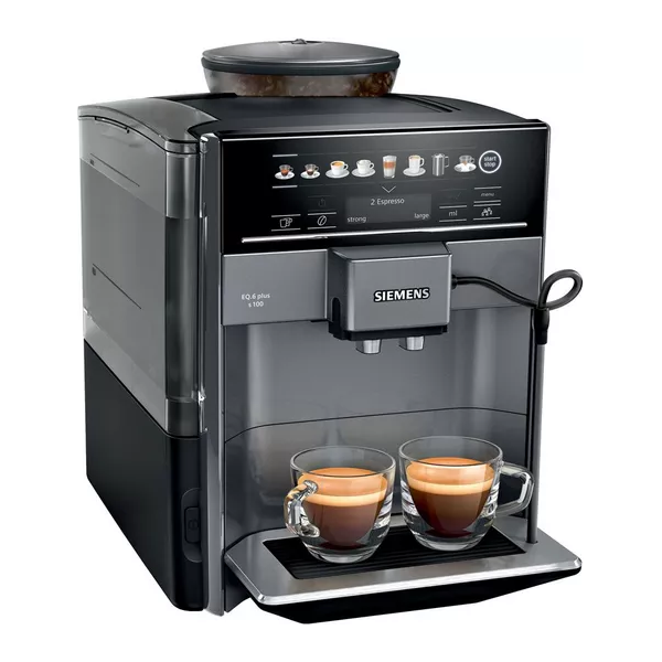 SIEMENS TE651209GB EQ6 S100 Bean to Cup Coffee Machine - Titanium - 2