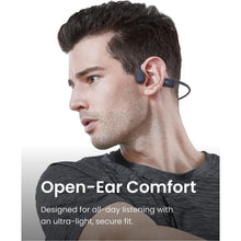 SHOKZ OpenRun Bone Conduction Headphones, Open-Ear Bluetooth Sports Earphones with Mic, IP67 Waterproof Wireless Headset for Running and Workout, 8H Playtime, USB-C - Black, Sport headband  - 6