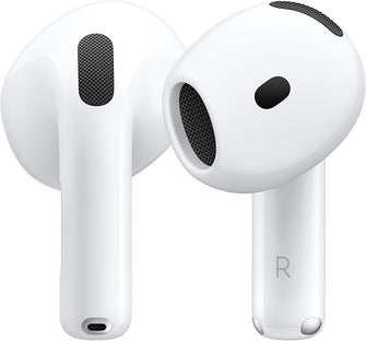 Apple AirPods 4 without Active Noise Cancellation, Wireless Earbuds, Bluetooth Headphones, Adaptive Audio, Transparency Mode, Personalised Spatial Audio, USB-C Charging Case, Wireless Charging, H2 Chip - 1