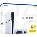 PlayStation 5 Slim Disc Console with Two Dual Sense Wireless Controllers - 2