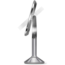 simplehuman ST3024 20cm Sensor Mirror Trio with Touch-Control Brightness, Light Up Makeup Magnifying Mirror - 3