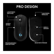 LOGITECH PRO 2 Lightspeed RGB Wireless Optical Gaming Mouse - Black - 8