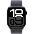 Apple Watch Series 10 GPS + Cellular 46 mm Smartwatch with Jet Black Aluminium Case with Ink Sport Loop - One Size. Fitness Tracker, ECG App, Always-On Retina Display, Carbon Neutral  - 1