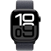 Apple Watch Series 10 GPS + Cellular 46 mm Smartwatch with Jet Black Aluminium Case with Ink Sport Loop - One Size. Fitness Tracker, ECG App, Always-On Retina Display, Carbon Neutral  - 1