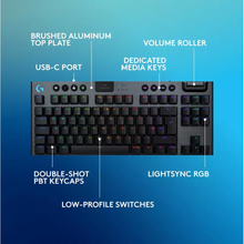 Logitech G915 X Lightspeed TKL Wireless Keyboard - Black - 6