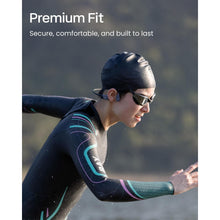 SHOKZ OpenSwim Pro Bone Conduction Sports Headphones, IP68 Waterproof Open-Ear Wireless Earphones with Bluetooth 5.4, 32GB of MP3 Storage, Noise Canceling Mics, 9h Playtime for Running, Swimming, Grey  - 4