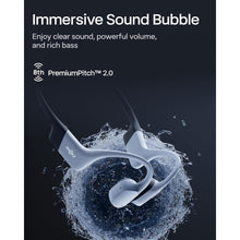 SHOKZ OpenSwim Pro Bone Conduction Sports Headphones, IP68 Waterproof Open-Ear Wireless Earphones with Bluetooth 5.4, 32GB of MP3 Storage, Noise Canceling Mics, 9h Playtime for Running, Swimming, Grey  - 5