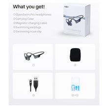 SHOKZ OpenSwim Pro Bone Conduction Sports Headphones, IP68 Waterproof Open-Ear Wireless Earphones with Bluetooth 5.4, 32GB of MP3 Storage, Noise Canceling Mics, 9h Playtime for Running, Swimming, Grey  - 8