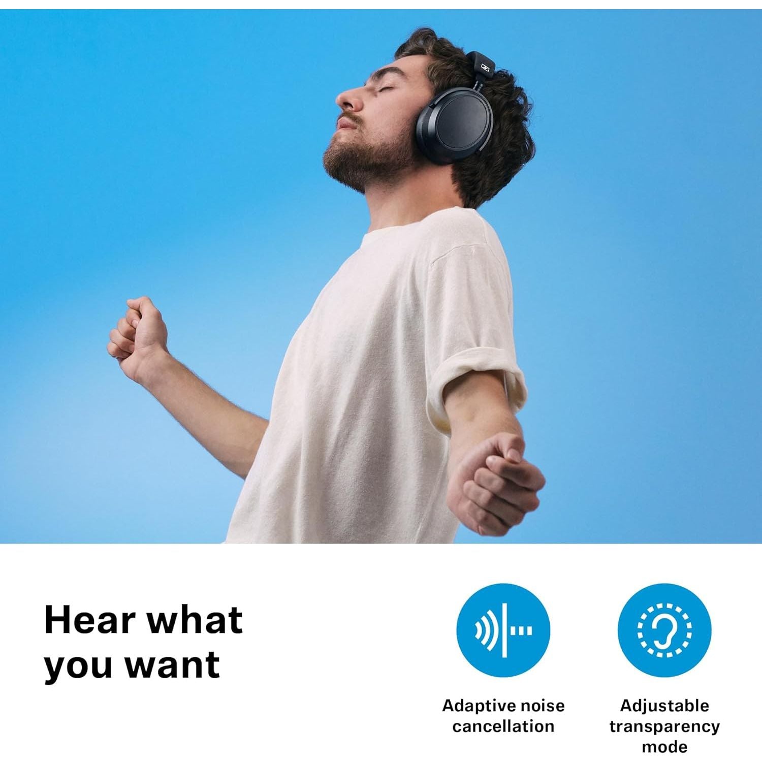 Sennheiser MOMENTUM 4 Wireless Headphones - Black - 2