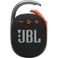 JBL Clip 4 Portable Bluetooth Speaker  Compact, Durable and Versatile Sound - Black/Orange  - 1