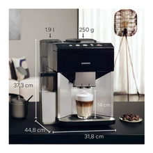 SIEMENS TQ513GB1 EQ500 Bean to Cup Fully Automatic Coffee Machine - Black & Stainless Steel - 2