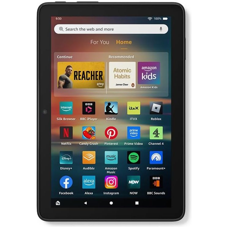 Amazon Fire HD 8 Tablet (Newest Generation) 8" HD Display 3GB Memory 32GB Storage - Black - 2