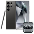 Samsung Galaxy S24 Ultra 5G 256GB - Titanium Black Free Samsung Galaxy Buds3 (Silver) - 1