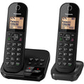 PANASONIC KX-TGC422EB Cordless Phone with Answering Machine - Black - 1