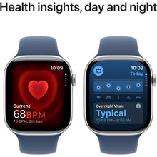Apple Watch Series 10 GPS 46 mm Smartwatch with Silver Aluminium Case with Denim Sport Band - M/L. Fitness Tracker, ECG App, Always-On Retina Display, Water Resistant  - 4