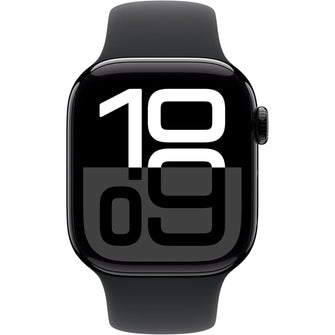 Apple Watch Series 10 GPS 46mm Jet Black Aluminium Case with Black Sport Band - 2