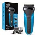 BRAUN Series 3 310BT Wet & Dry Shaver - Blue & Black - 1