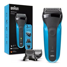 BRAUN Series 3 310BT Wet & Dry Shaver - Blue & Black - 1