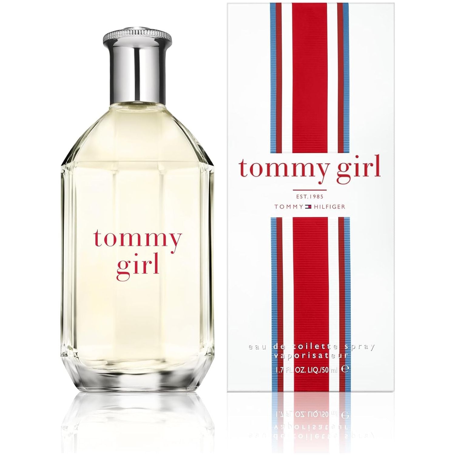 Tommy Hilfiger – Tommy Girl Eau de Toilette 50 ml – Perfume for Women – Very Fresh Floral Fragrance with Fruity Notes – Transparent Glass Bottle - 1