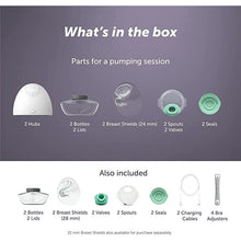 Elvie Breast Pump | Double Electric Breast Pump (24mm/28mm Nipple Shields) - Breast Pump Hands Free Tubeless Wearable Breast Pump - 5