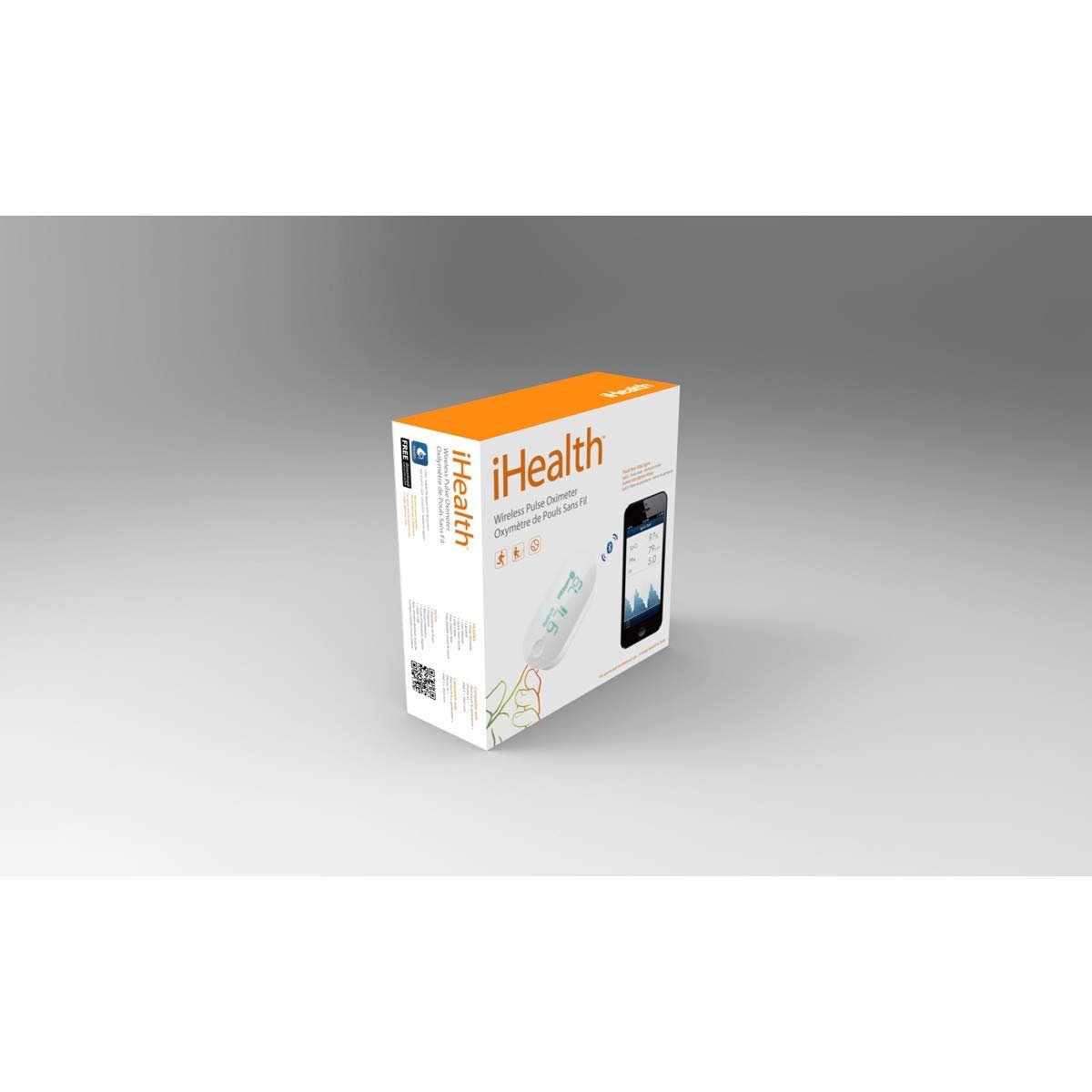 iHealth Air Blood Oxygen Monitor, Model Name: Air, Battery Life: 2-3 years - 5