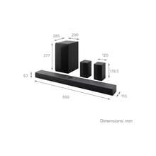 LG US70TR 5.1.1Ch Bluetooth Soundbar withWi reless Sub - 2