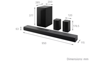 LG US70TR 5.1.1Ch Bluetooth Soundbar withWi reless Sub - 2