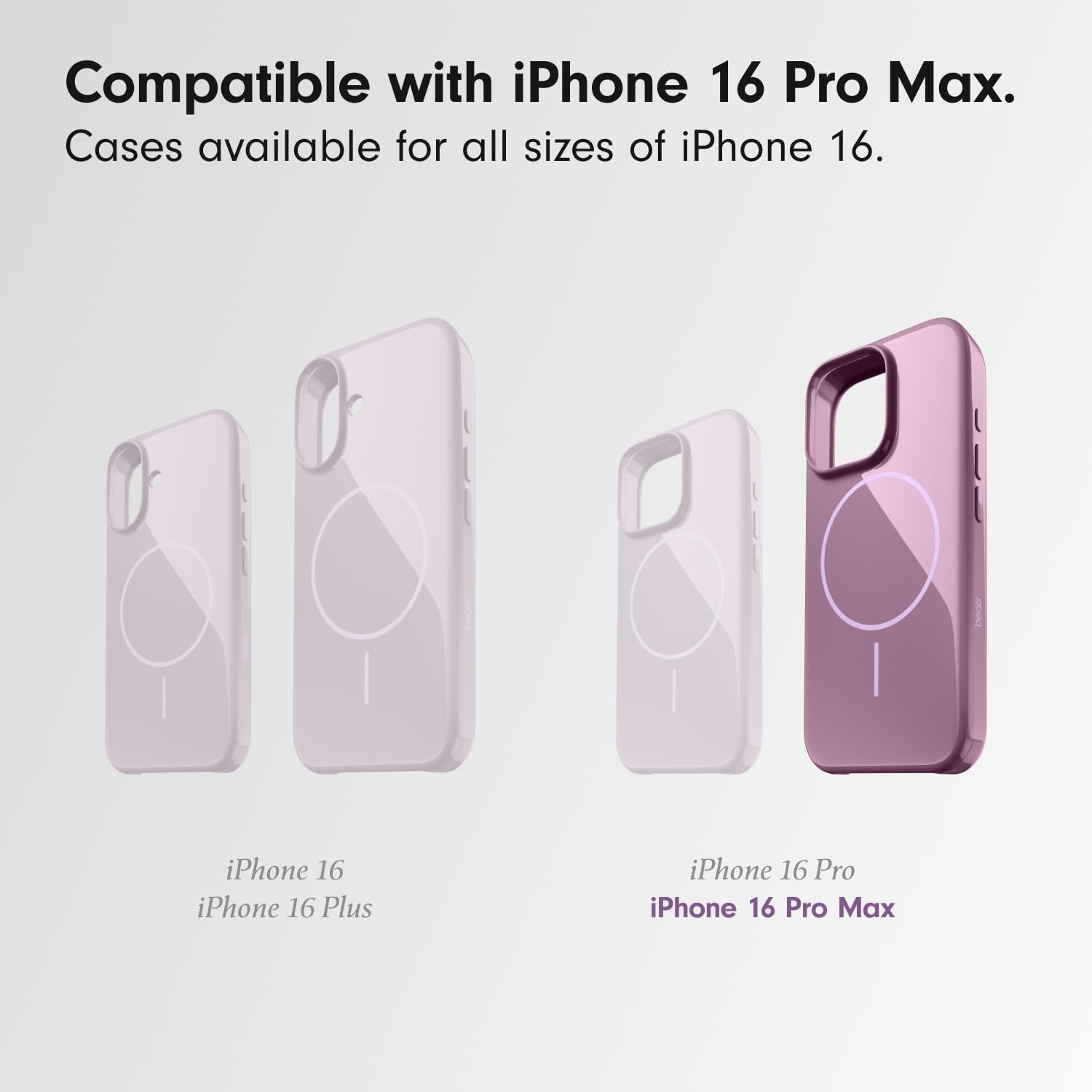 Beats iPhone 16 Pro Max Case with MagSafe – Sunset Purple - 6