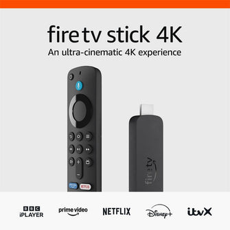 Amazon Fire TV Stick 4K streaming device (Newest gen) supports Wi-Fi 6, Dolby Vision/Atmos, HDR10+ - 1