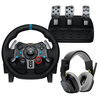 LOGITECH G29 Racing Wheel with Pedals & ASTRO A10 Gaming Headset Bundle - 2