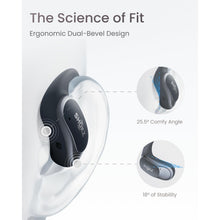 SHOKZ OpenFit Air Open-Ear Headphones, True Wireless Bluetooth Earphones with Mic, Fast Charging, 28h Playtime, IP54 Waterproof for Workout - Black  - 7