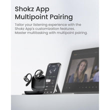 SHOKZ OpenFit Air Open-Ear Headphones, True Wireless Bluetooth Earphones with Mic, Fast Charging, 28h Playtime, IP54 Waterproof for Workout - Black  - 4