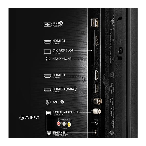 Hisense 50 Inch 50A6NTUK Smart 4K UHD HDR LED Freely TV - 5