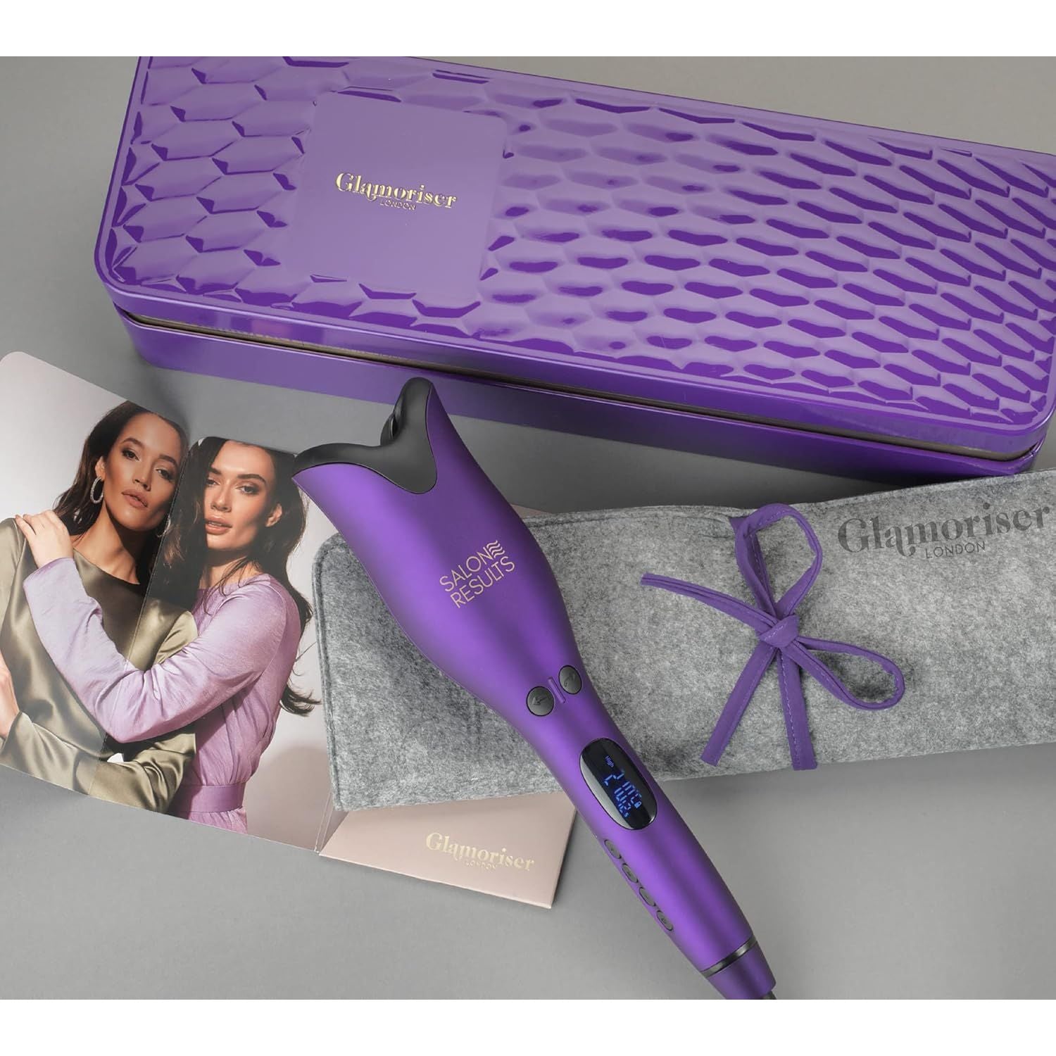 GLAMORISER Instant Auto Curler - Purple - 6