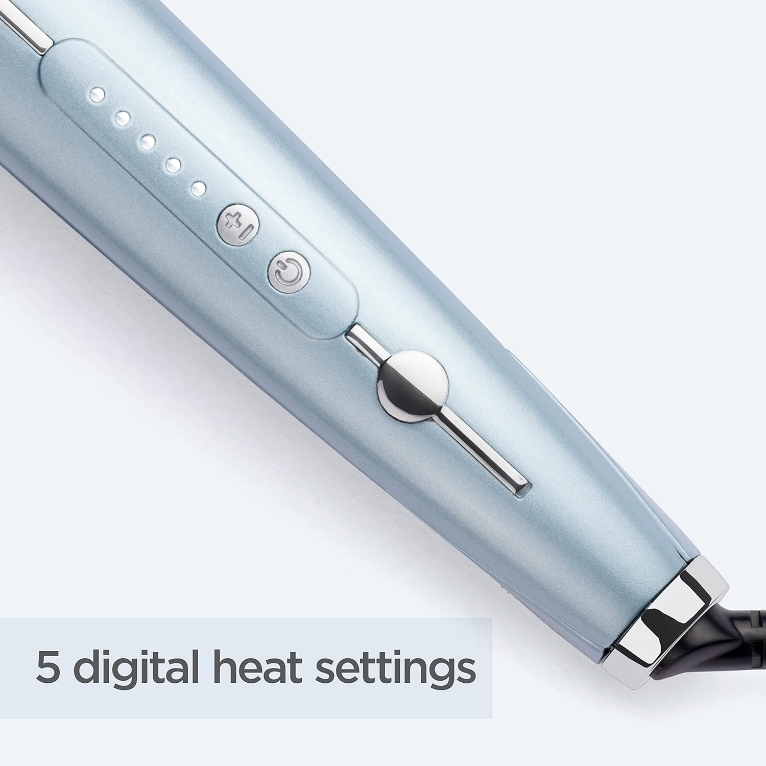 BABYLISS Hydro-Fusion Anti-Frizz Hair Straightener - Ice Teal Blue - 3