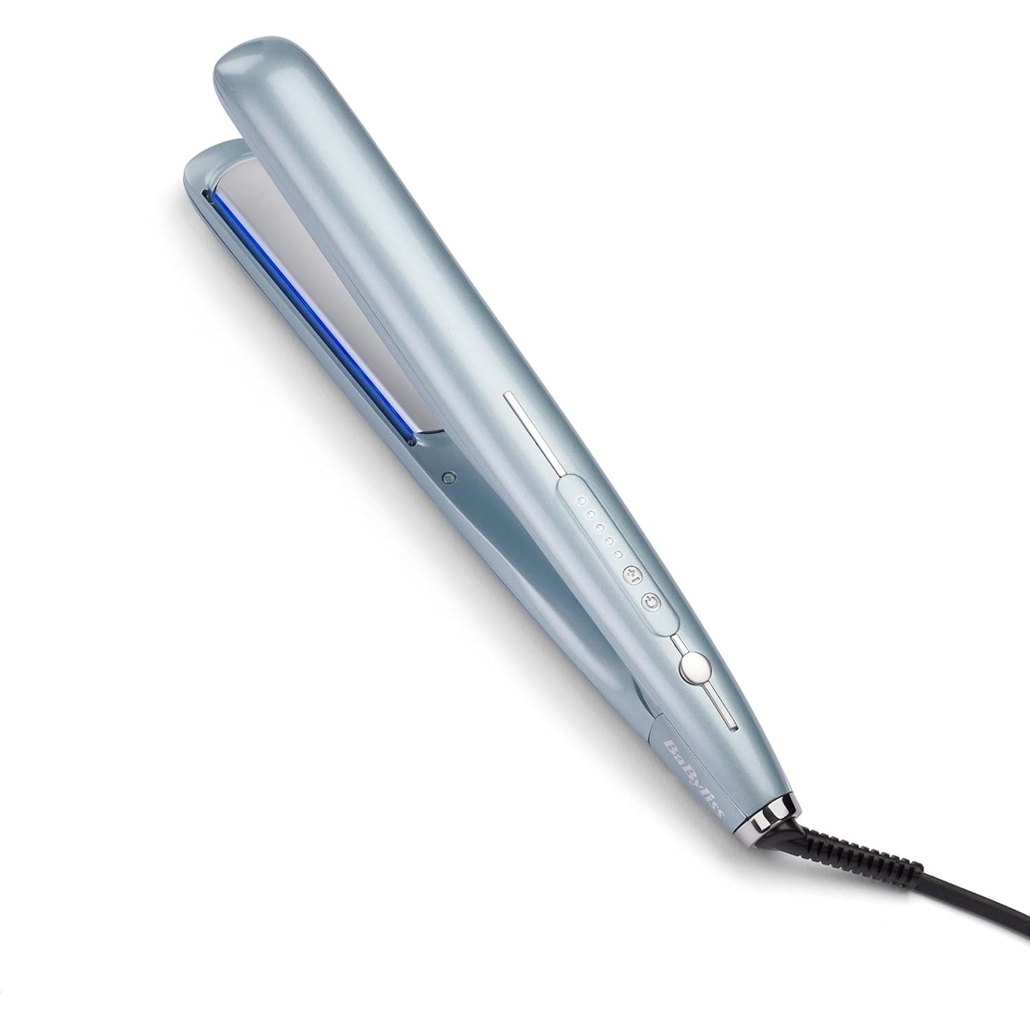 BABYLISS Hydro-Fusion Anti-Frizz Hair Straightener - Ice Teal Blue - 7