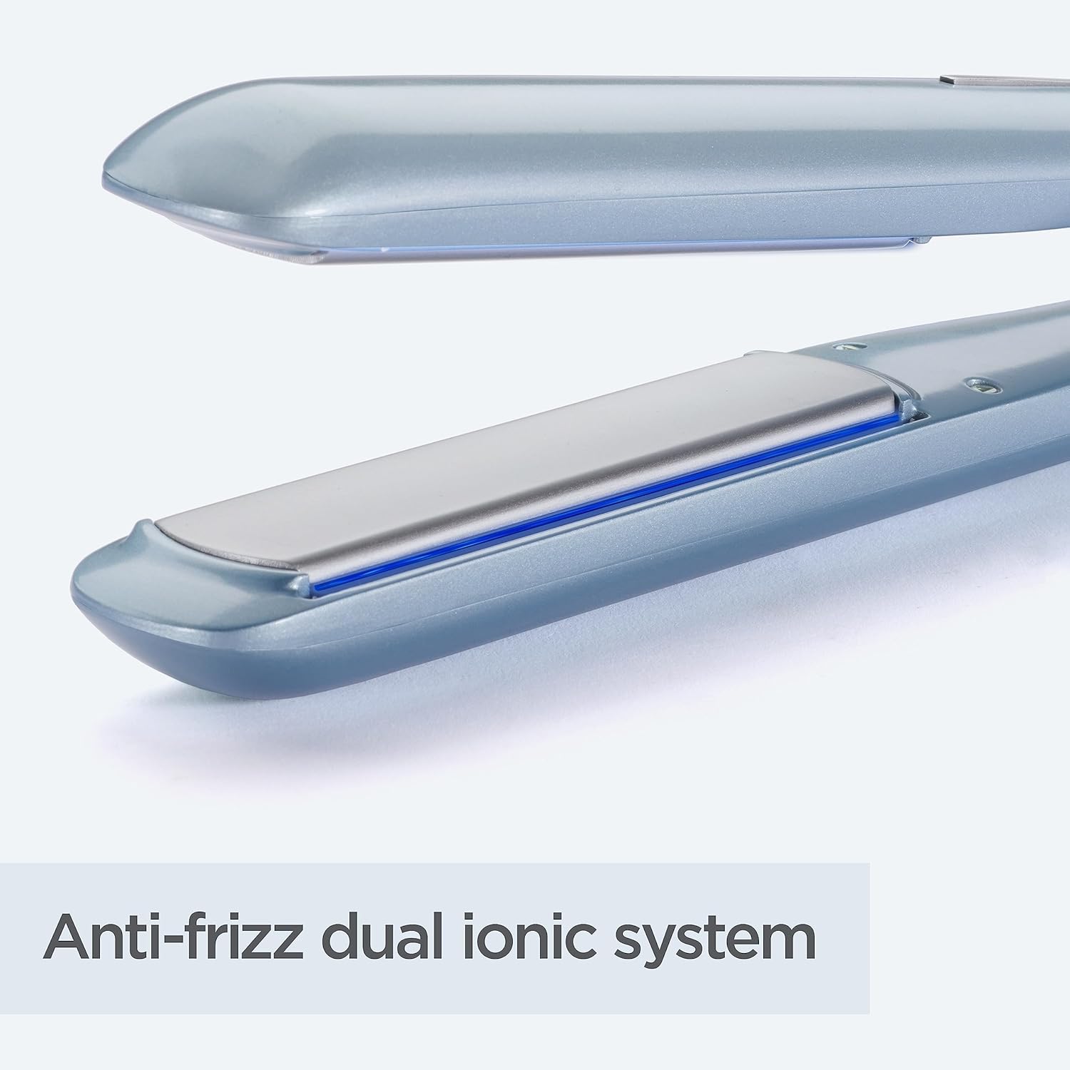 BABYLISS Hydro-Fusion Anti-Frizz Hair Straightener - Ice Teal Blue - 5