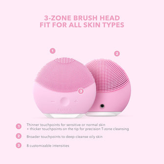 FOREO LUNA mini 2 Facial Cleansing Brush – Pearl Pink - 4