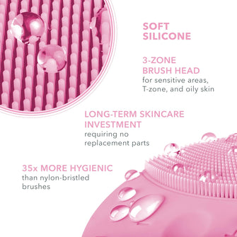 FOREO LUNA mini 2 Facial Cleansing Brush – Pearl Pink - 3