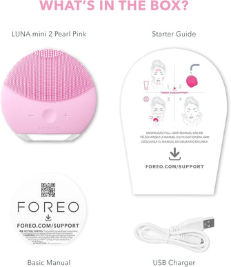 FOREO LUNA mini 2 Facial Cleansing Brush – Pearl Pink - 5