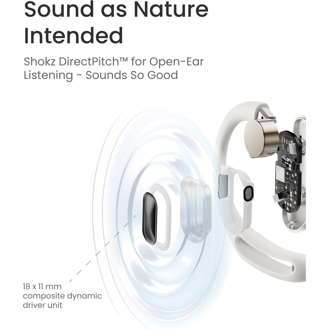 Shokz OpenFit Air Open Ear True Wireless Earbuds - White | Verizon  - 4